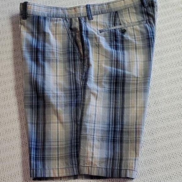 Weatherproof Sz. 38 Blue Striped with Pockets Shorts - Picture 9 of 10